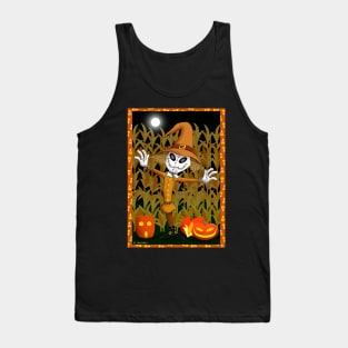 Halloween Scarecrow Tank Top